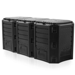 Kompostētājs 1200 l 6071483 black lumarko