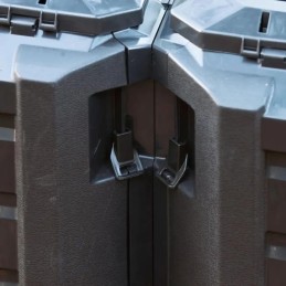 Komposteris 1200 l 6071483 juodas lumarko