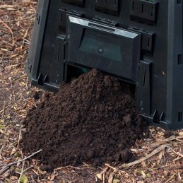 Kompostētājs 1200 l 6071483 black lumarko