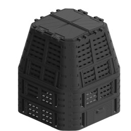 Plastic garden composter black 1000 l