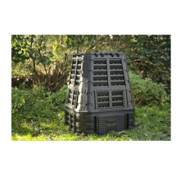 Plastikust aiakomposter, must, 1000 l