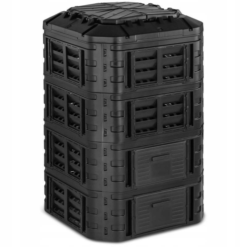 Modular garden composter for organic waste 90 x 90 x 145 cm