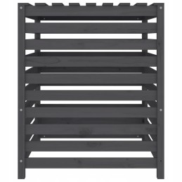 Composter gray 82 5x82 5x99 5 cm solid wood