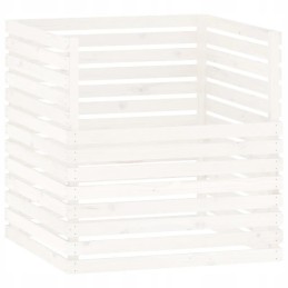 White composter 100x100x102 cm solid wood s