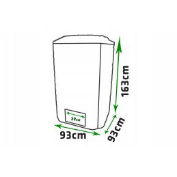 Moduļu kompostētājs 1260l melns g-comp Polish