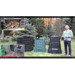 1200l kompostētājs, trīs kameras, jauns modelis