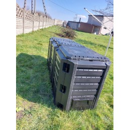 1200l kompostētājs, trīs kameras, jauns modelis