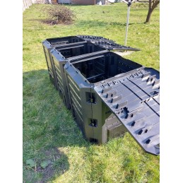 Composter 1200l three chambers new model