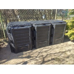 1200l kompostētājs, trīs kameras, jauns modelis