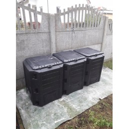 1200l kompostētājs, trīs kameras, jauns modelis