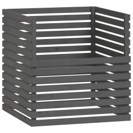 Pelēks kompostētājs 100x100x102 cm masīvkoka
