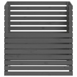 Gray composter 100x100x102 cm solid wood s