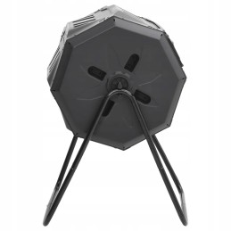 Garden composter black 73x64x95 cm 160 l