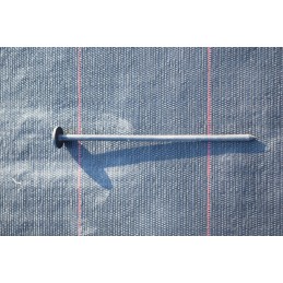 Smeigtukai agrotekstilei, 19 cm, 100 vnt, lygūs, plastikiniai