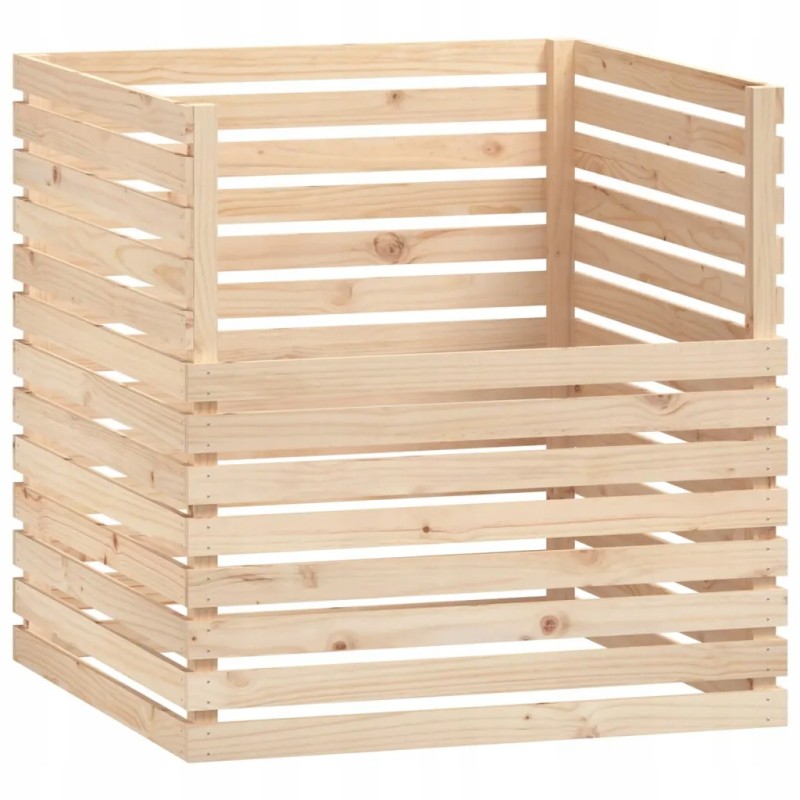 Composter 100x100x102 cm solid pine wood