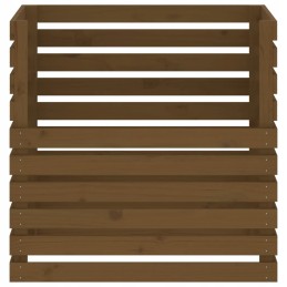 Honey composter brown 80x80x78 cm solid wood