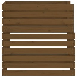 Honey composter brown 80x80x78 cm solid wood