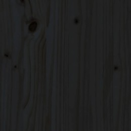 Black composter 82 5x82 5x99 5 cm solid pine wood