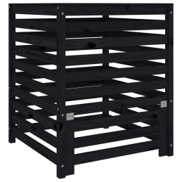 Melns kompostētājs 82.5x82.5x99.5cm priedes koks