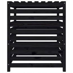 Black composter 82.5x82.5x99.5cm pine wood