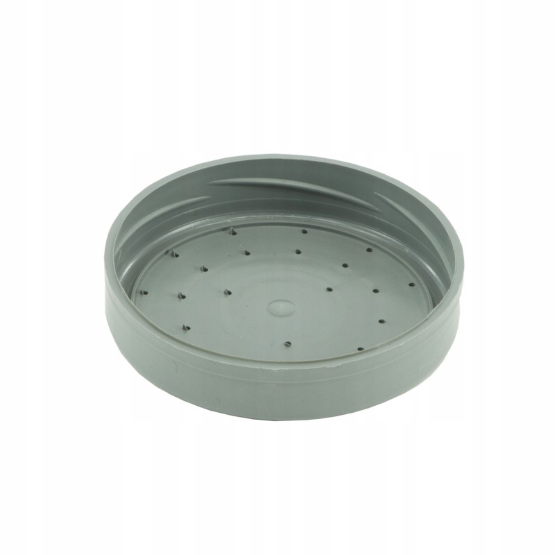 Plastic cap with feeding holes