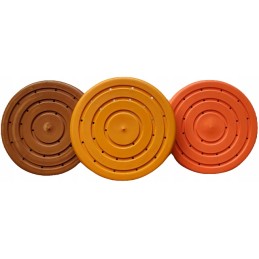 We offer a feeder - clamped/screwed onto the jar! - very good and convenient product!