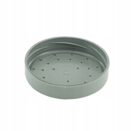 Plastikinis dangtelis su skylutėmis maitinimui