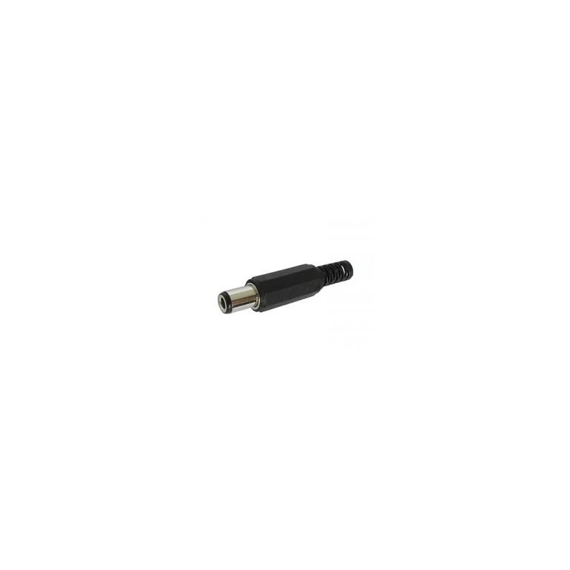 2,5/5,5 mm nuolatinės srovės kištukas kabeliui