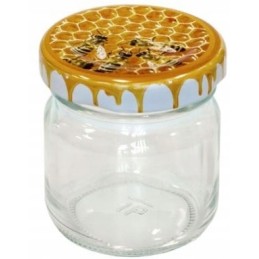 We offer a 35 ml jar - with a metal cap with a plaster - a very good jar for a gift!