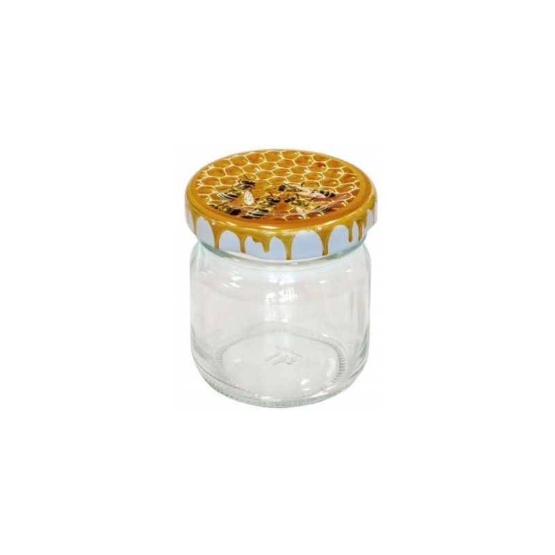 We offer a 35 ml jar - with a metal cap with a plaster - a very good jar for a gift!