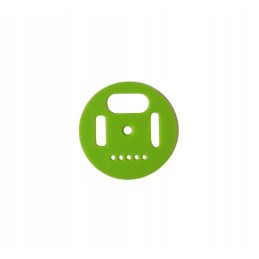 Plastikinis ratas, gatvės ratai ø 50 mm, žalia