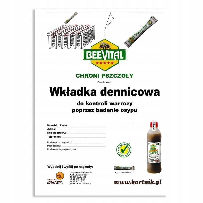 Siūlome apatinį įdėklą kovai su varozės kritimu