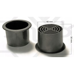 Apvalus ventiliacijos kamštis fi 4cm 40mm, skirtas naudoti avilyje, korpuse, stoge ir kt.