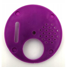 Apskritiminiai, violetiniai vestuviniai žiedai - ø70mm