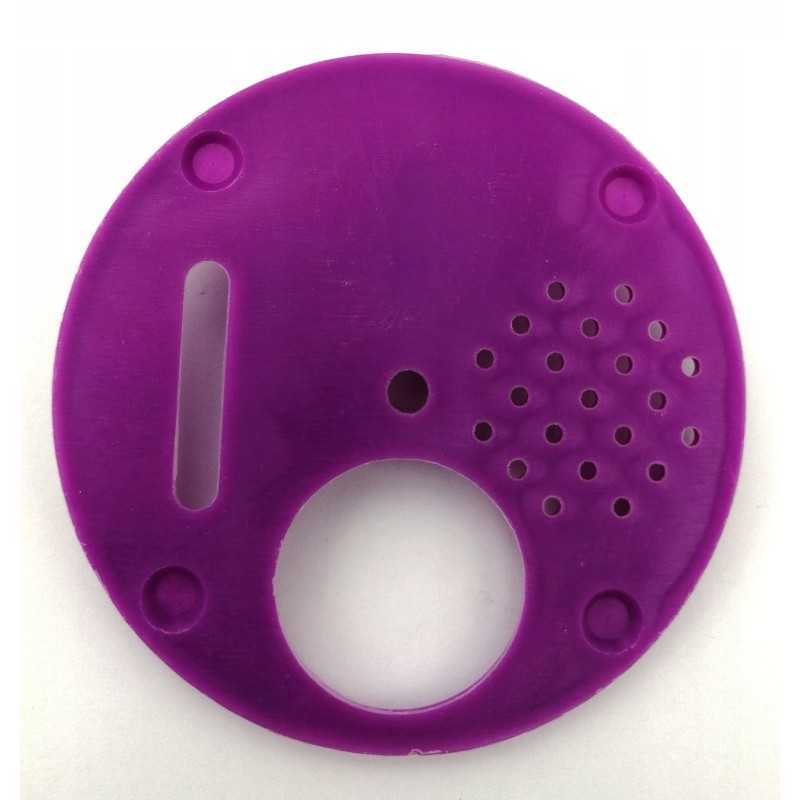 Apskritiminiai, violetiniai vestuviniai žiedai - ø70mm