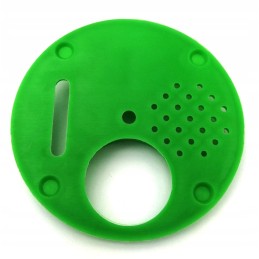 Apskritiminiai, žali vestuviniai žiedai - ø70mm