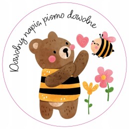 6 vnt meškiuko lavinamieji lipdukai, meškiuko dienos spauda