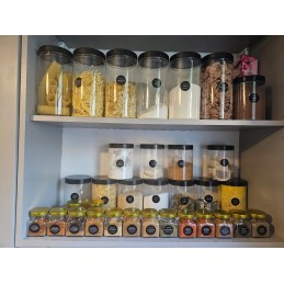 Stiklainis su dangteliu bitynas 24 sk. 55 mm 1 vnt. - a13