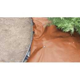 Agro neaustinė medžiaga agro gf brown uv p-50 0,8 mx 10 m