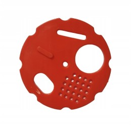 Vestuvių gatvės ventiliacijos žiedas, raudonas, ø80, ul