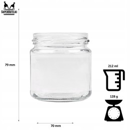 Stiklinis indelis 212 ml