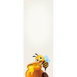 16 vienetų 23x60 mm lipnios juostelės buteliams ir stiklainiams