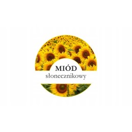 Apvalios etiketės dangčiams – medus