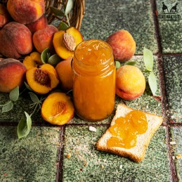 Stiklinis indas avižiniams dribsniams, konservams, medui, 245 ml