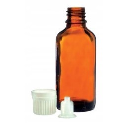 Vaistinės propolio buteliukas su lašintuvu 50 ml buteliukas su lašintuvu