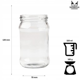 320 ml stiklainis su metaliniu dangteliu