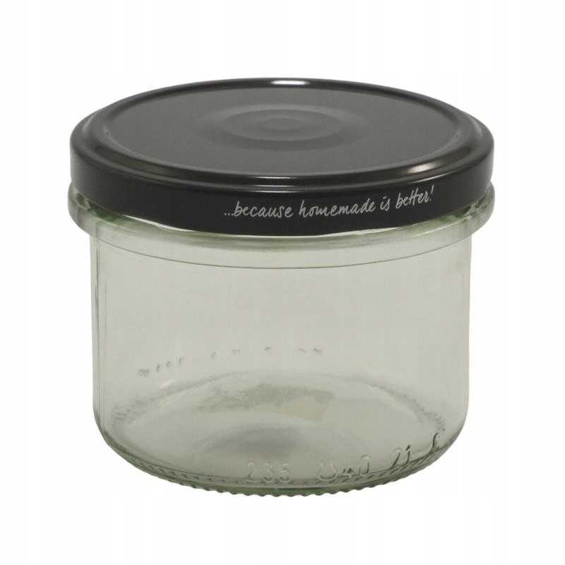 Stiklainis 235ml fi82 su dangteliu 132237