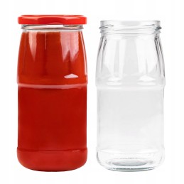 470 ml stiklainis su metaliniu dangteliu