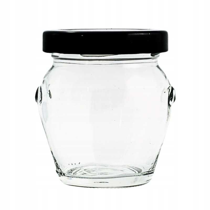 Medaus indelis, mūrinis stiklainis, dovana, 106 ml indelis + dangtelis