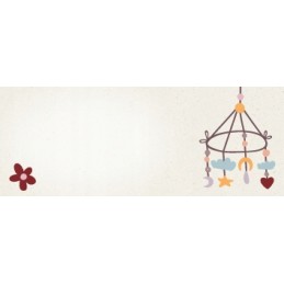 16 vienetų 30x23 mm lipni banderolė dovana - gimtadienio vaikų krikštas